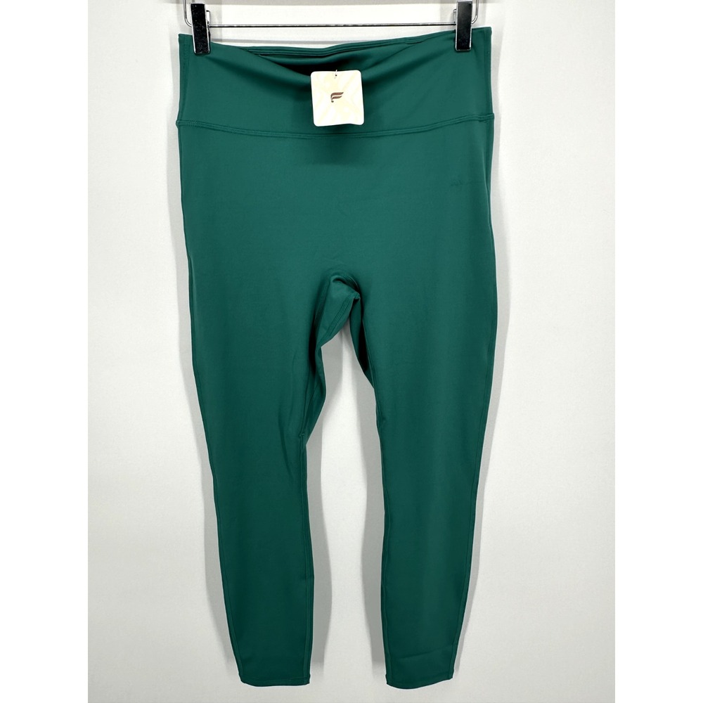 Fabletics Anywhere High Waisted Leggings Deep Cypress Green Large NWT‎